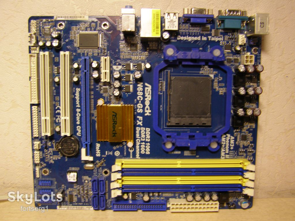 Материнська плата sAM3+ / ASRock N68C-GS FX Socket AM3 plus MicroATX 2DDR2+2DDR3 - фото фото фото 1