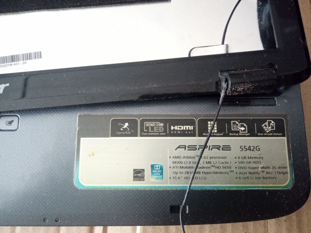 Корпус ноутбука Acer Aspire 5542G 5536 - фото фото фото 2
