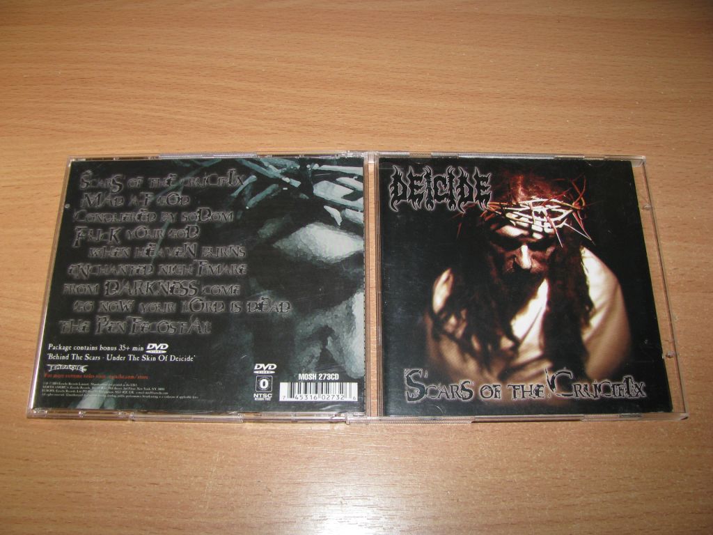 DEICIDE - Scars Of The Crucifix  (2004 Earache CD/DVD 1st press,USA) - фото фото фото 0