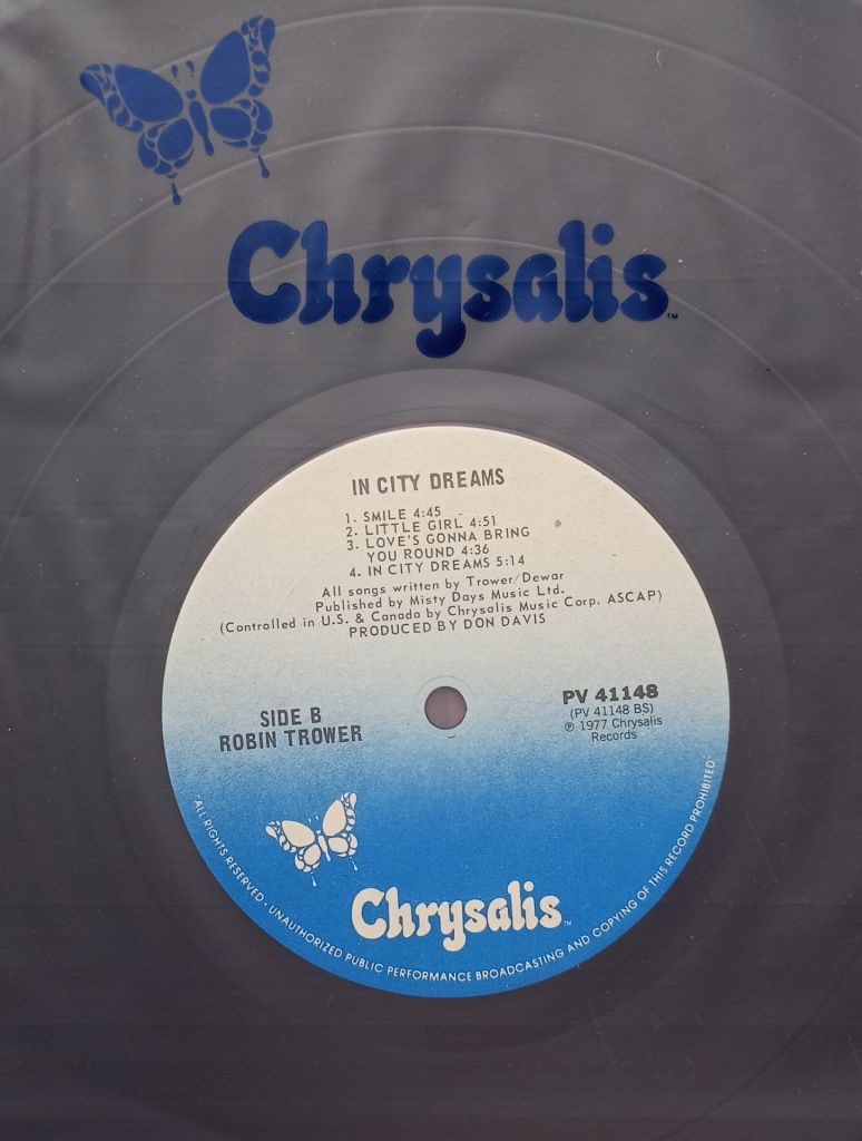 ROBIN TROWER In City Dreams LP VG++/EX- - фото фото фото 2