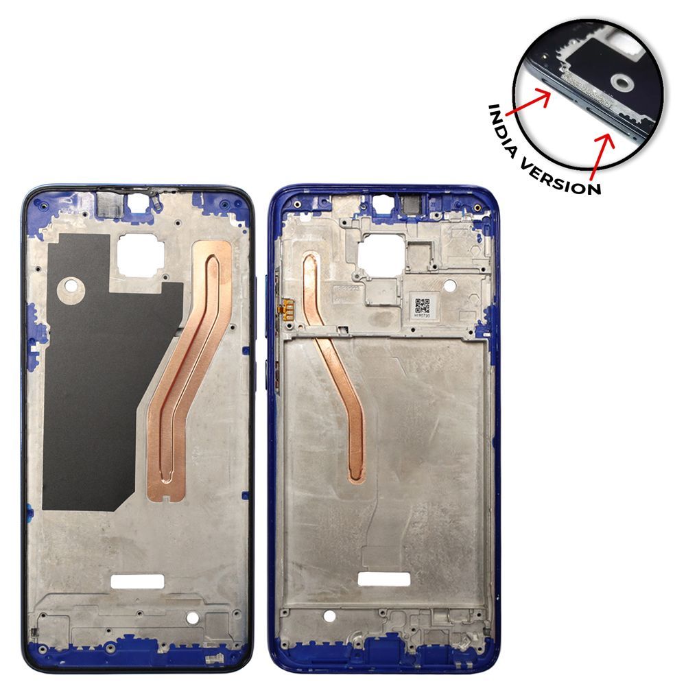 Рамка дисплея Xiaomi Redmi Note 8 Pro Blue  (Індія, M1906G7E) - фото фото фото 0