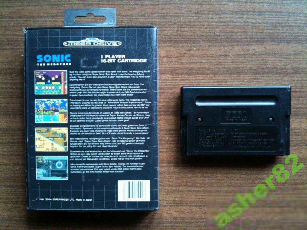 Игра на Sega Mega Drive "Sonic The Hedgehog"       (PAL) - фото фото фото 1