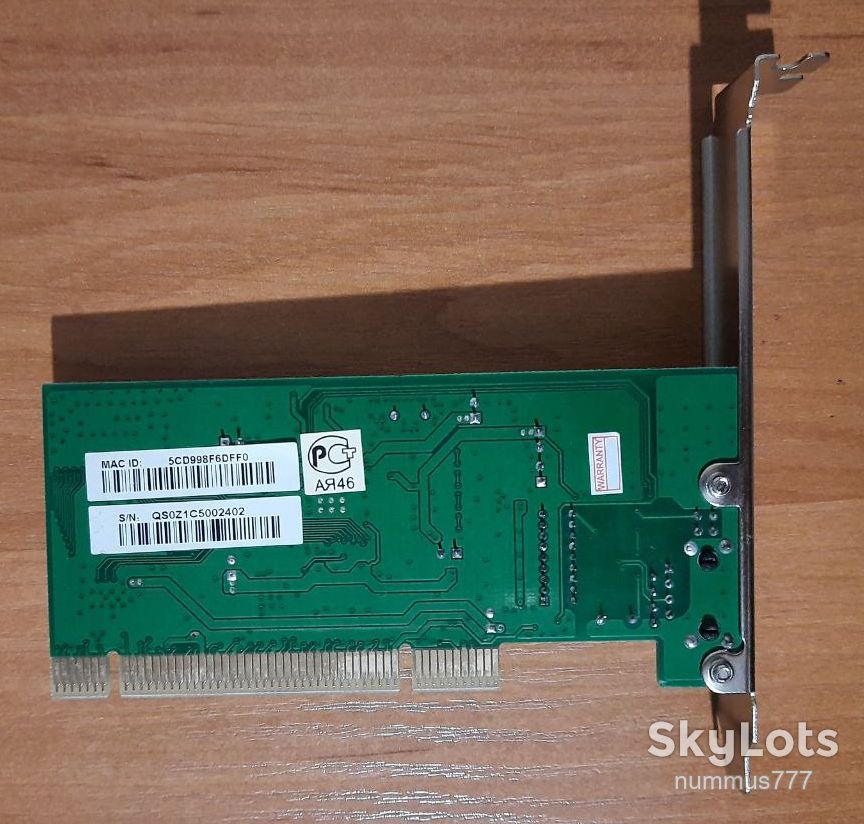 Мережева карта D-Link DGE-528T PCI RJ-45 1000 Мбіт/с Тест ОК - фото фото фото 1