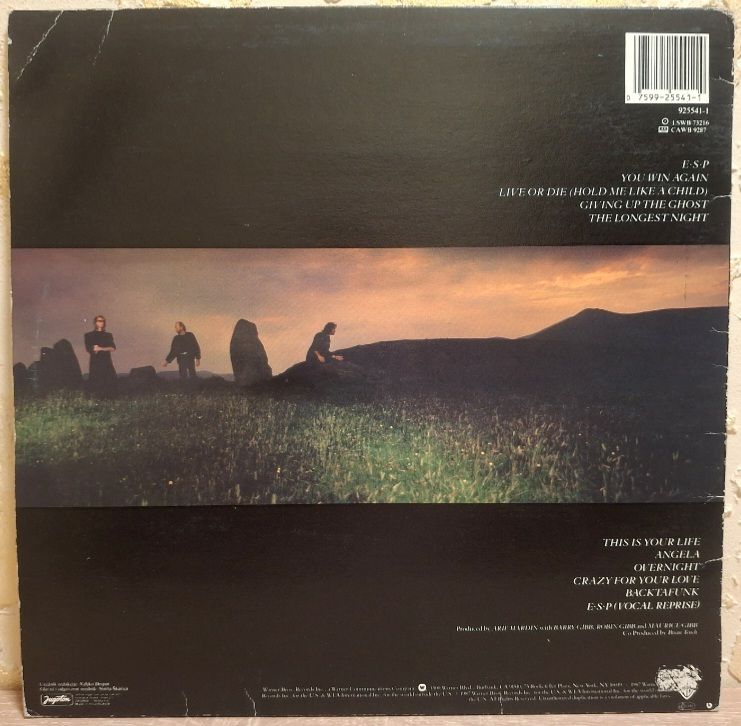 Bee Gees - E.S.P. - 1987.  (LP). 12. Vinyl. Пластинка. Yugoslavia. - фото фото фото 1