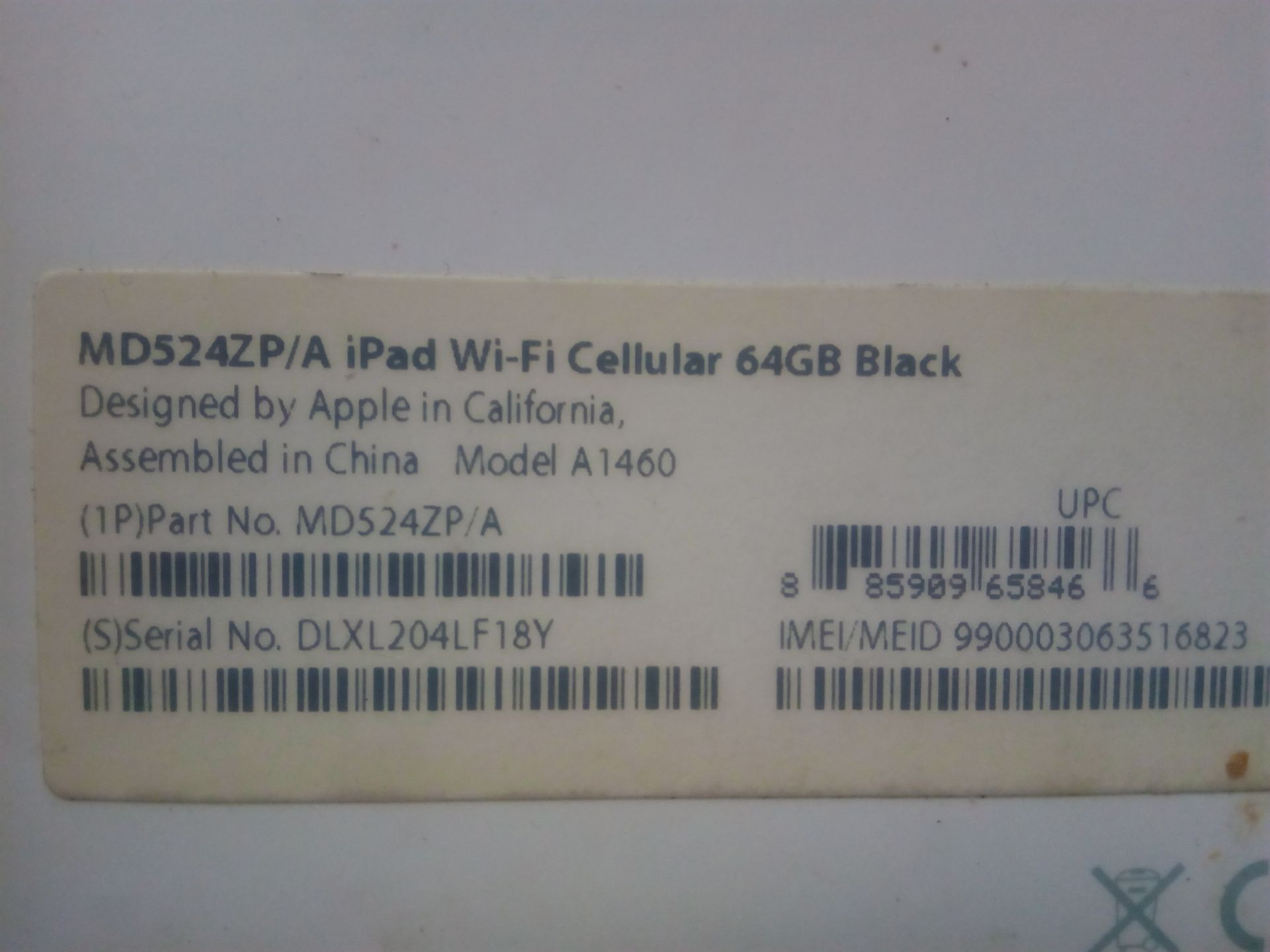 apple IPAD wifi 64gb коробка  a1460 - фото фото фото 1