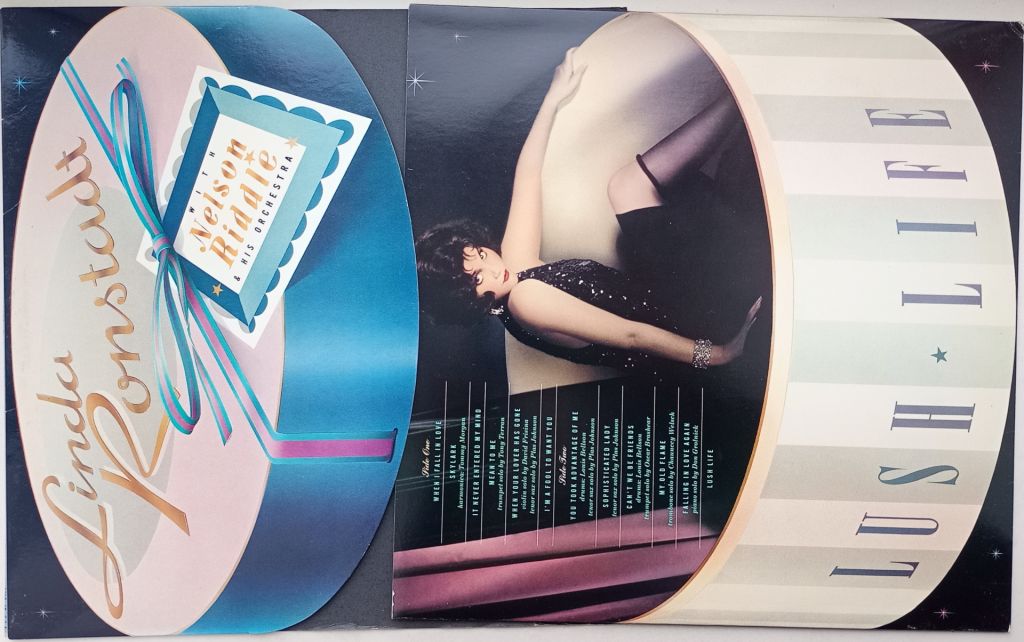 LINDA RONSTADT WITH NELSON RIDDLE &amp; HIS ORCHESTRA Lush Life LP EX-/EX - фото фото фото 1