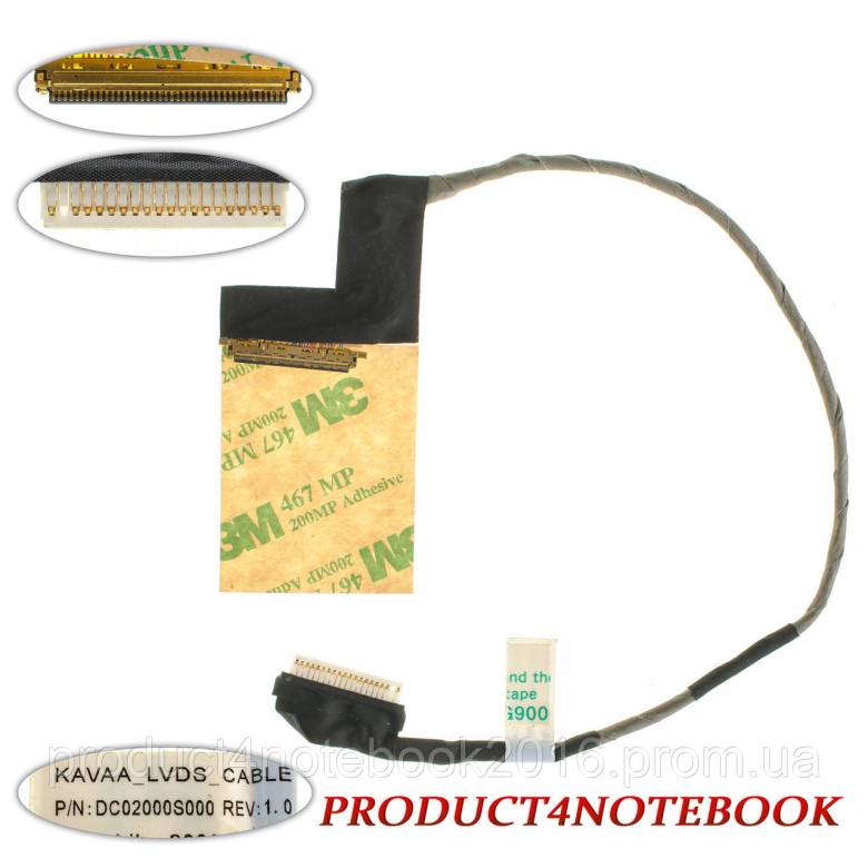 Шлейф матрицы для ноутбука TOSHIBA (NB200, NB205), LED (DC02000S000) - фото фото фото 0