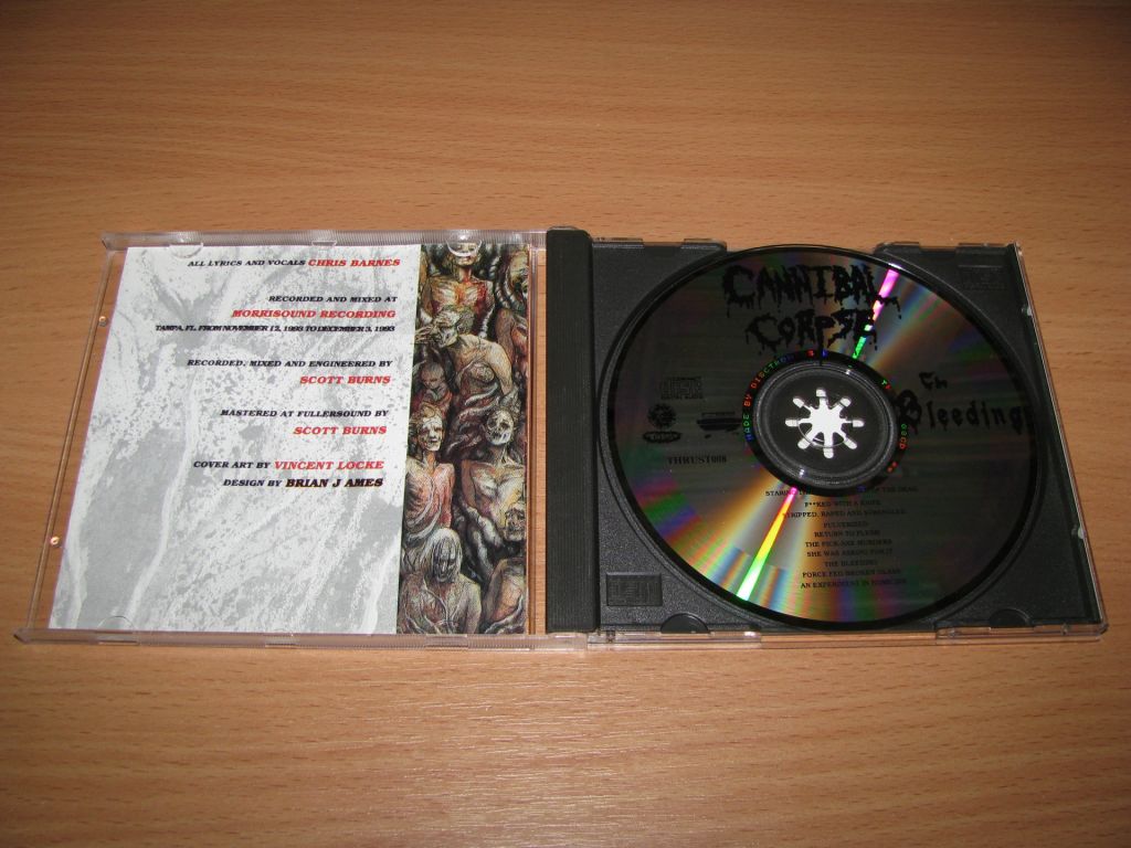 CANNIBAL CORPSE - The Bleeding      (1994 Thrust 1st press,Australia) - фото фото фото 1