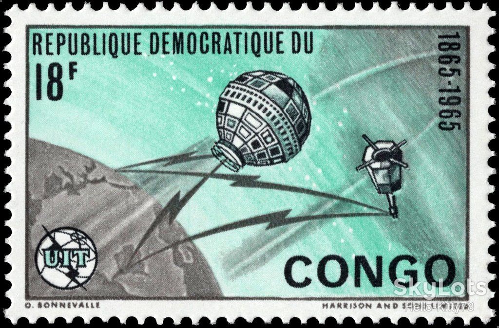 Конго = Заир 1965 космос США Mi 231 MNH - фото фото фото 0