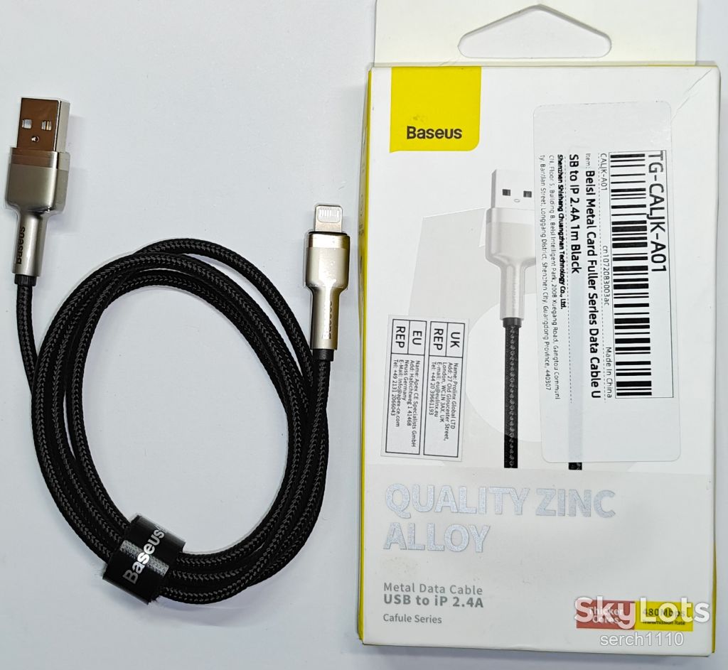 Baseus USB Lightning кабель быстрой зарядки iPhone 5V/2.4A 1м! - фото фото фото 1