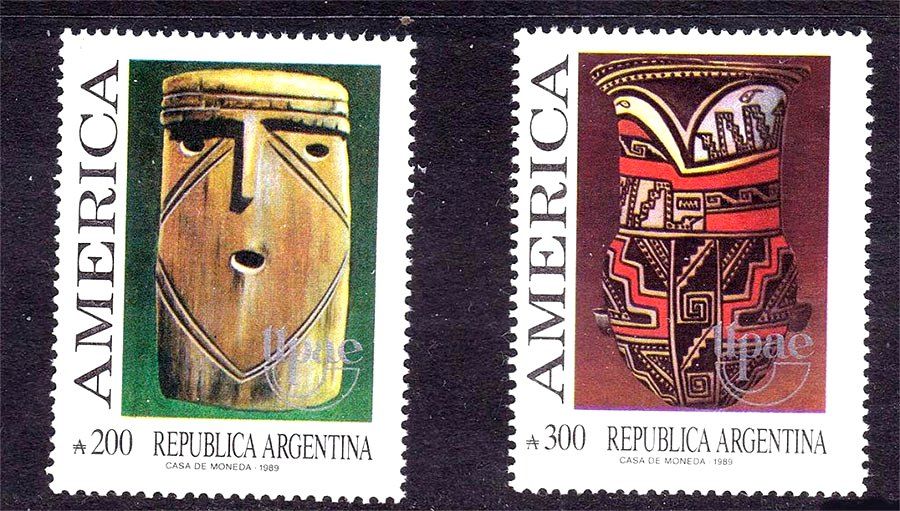 Искусство .  Аргентина 1989 г  MNH - - фото фото фото 0