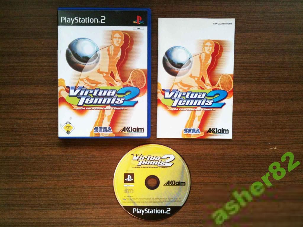 Игра на PS2 "Virtua Tennis 2"        (PAL) - фото фото фото 0