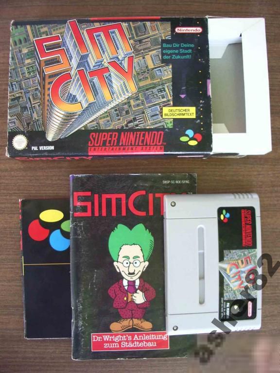 Игра на Super Nintendo SNES "SimCity"       (PAL) - фото фото фото 0