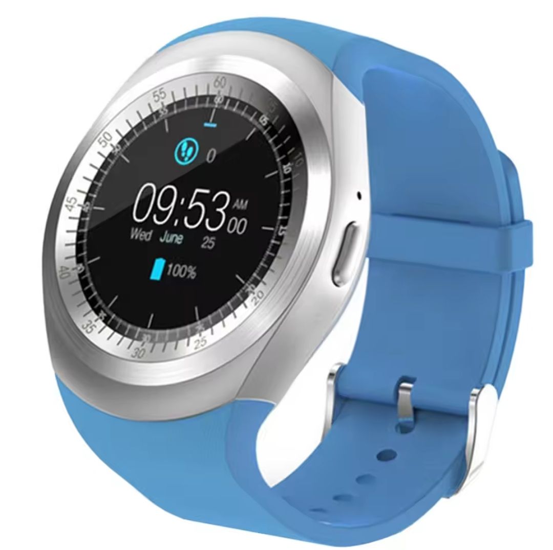 Умные часы-телефон Smart Watch Y1 с поддержкой СИМ карт и карт памяти - фото фото фото 0