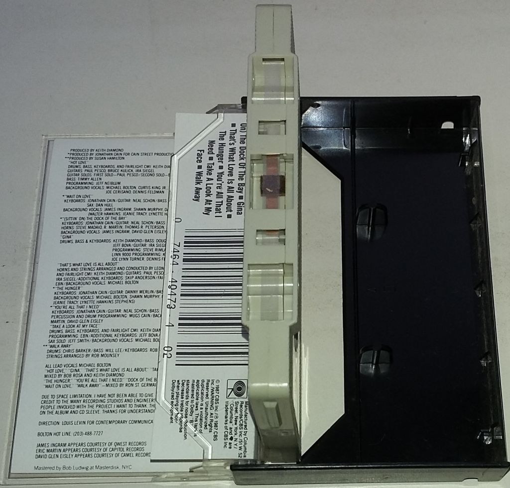 MICHAEL BOLTON The Hunger. Cassette   (US) - фото фото фото 2