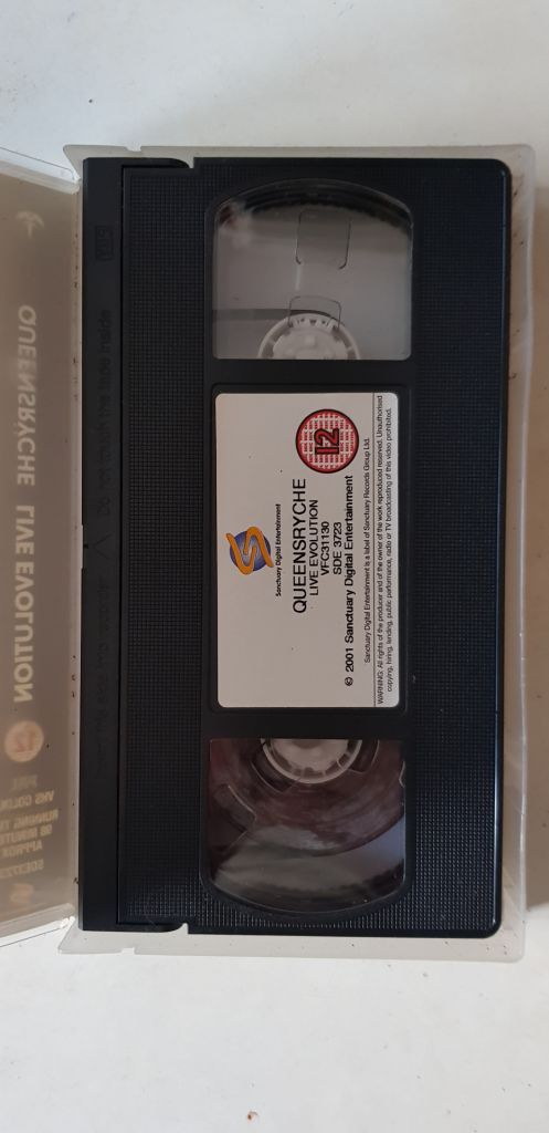 Queensryche Live Evolution VHS фірмовий - фото фото фото 2