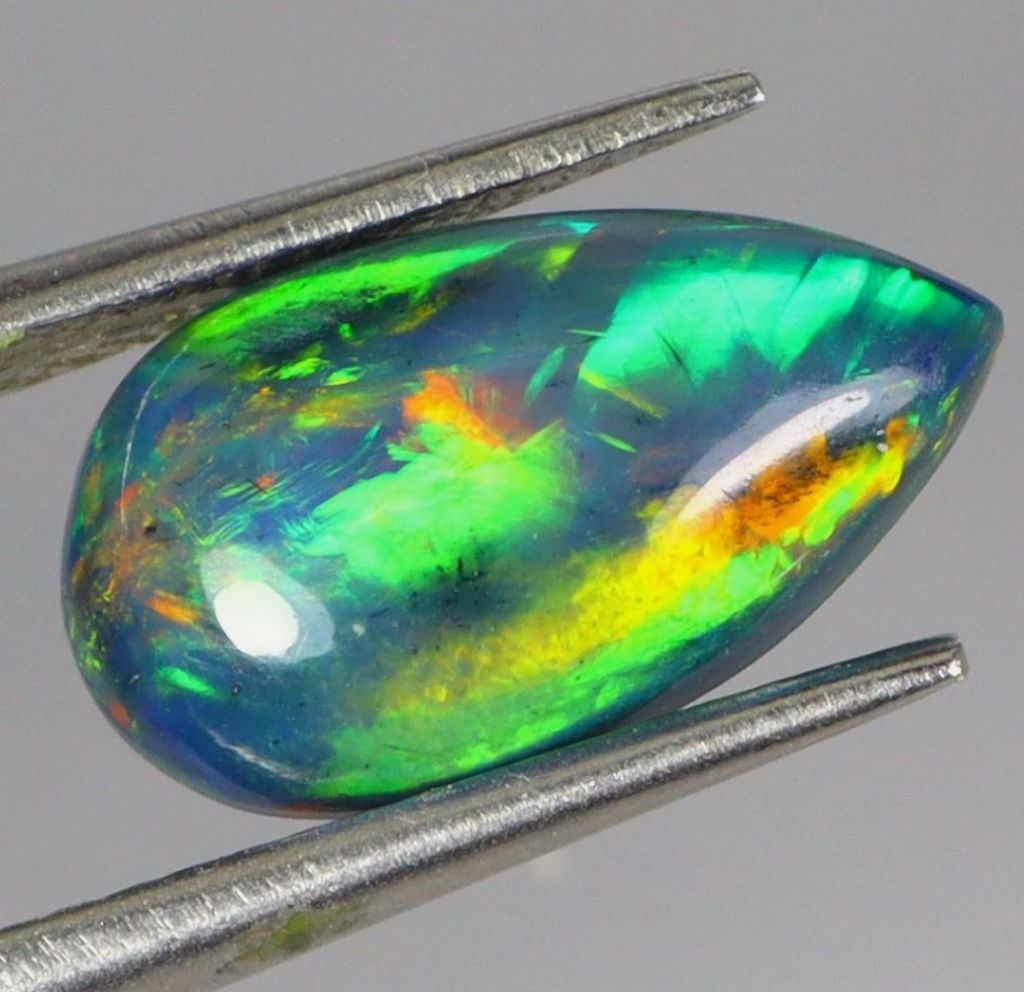 2.21ct Натуральный черный Опал,Эфиопия. - фото фото фото 2