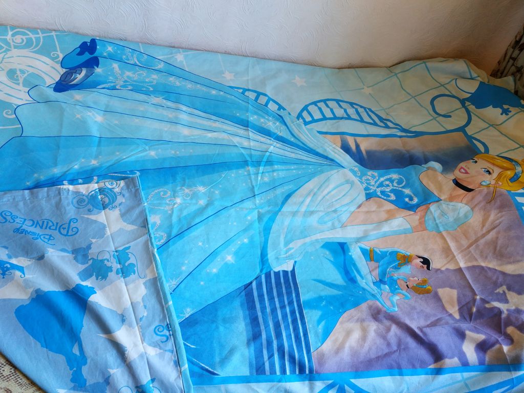Півковдра полуторна DISNEY PRINCESS. Пододеяльник поліестер 210 х 158 см - фото фото фото 6