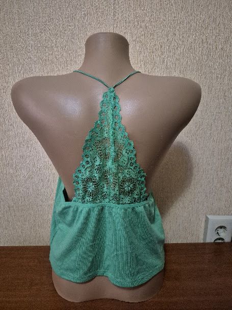 Стильный женский салатовый топ Primark - фото фото фото 5