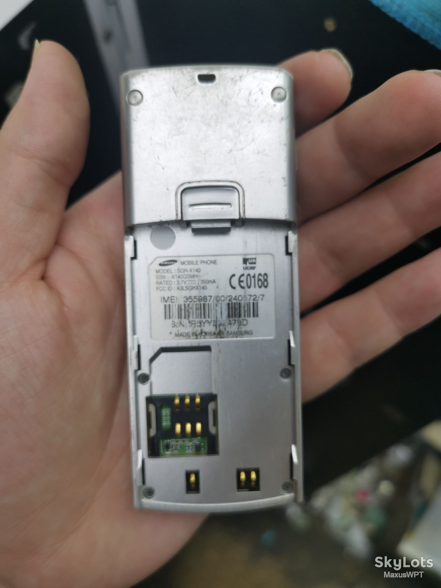 #1272 Sklad Samsung X140 silver blue - фото фото фото 4