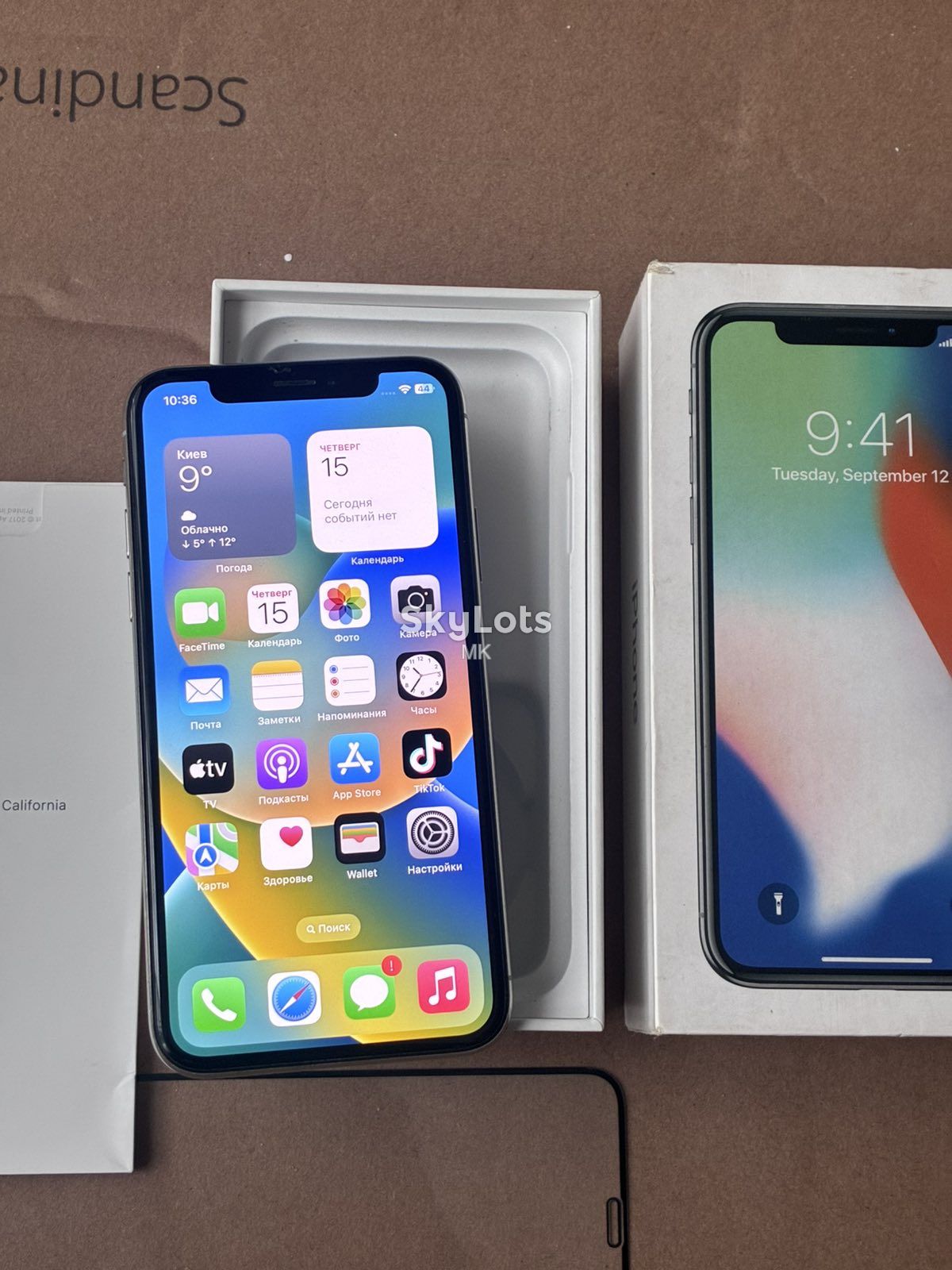 Apple iPhone X 64Gb Neverlock   Аккумулятор 92% - фото фото фото 3