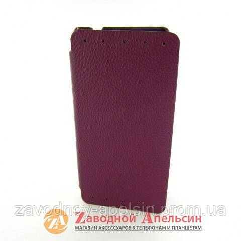 Чехол книжка HTC Desire 600 Melkco purple кожа - фото фото фото 0