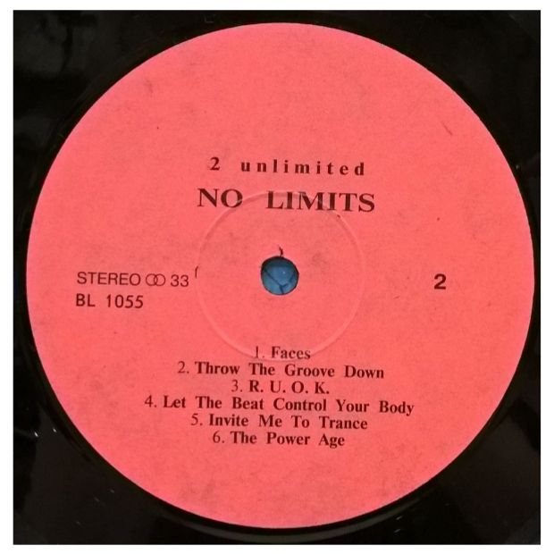 2 Unlimited - No Limits! - 1993.  (LP). 12. Vinyl. Пластинка - фото фото фото 3