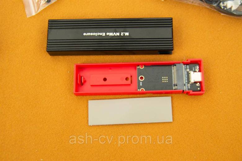 Адаптер, кишеня, для, SSD, M.2, NVMe, USB, Enclosure, 10Gbps - фото фото фото 6
