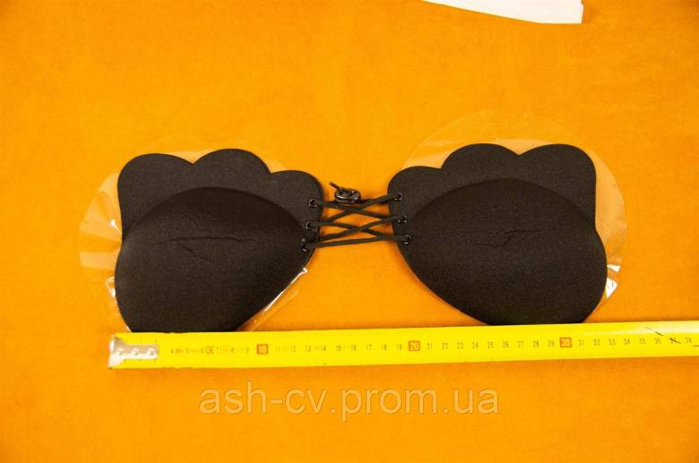 Бюстгальтер, без бретельок, BRA, Push-Up, Size B, Black - фото фото фото 6