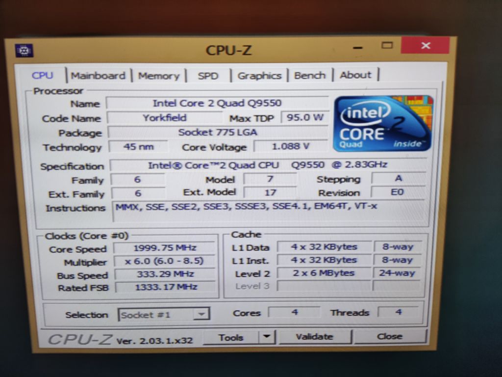 Core 2 Quad Q9550 SLB8V Socket 775 - фото фото фото 3