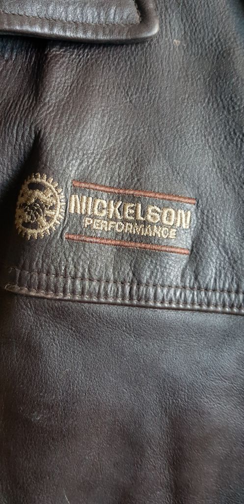 Куртка "Nickelson"  (real leather, L) б/у - фото фото фото 3