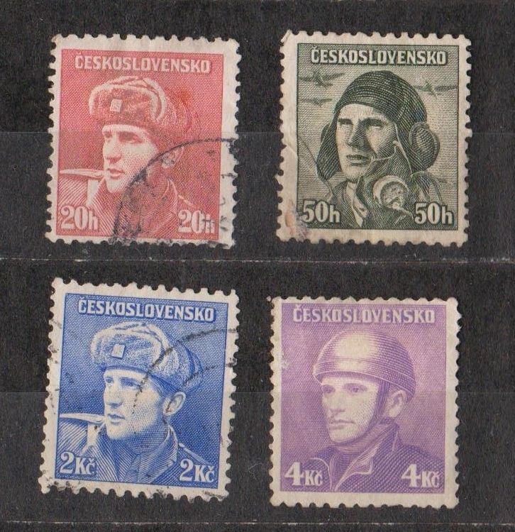 СОЛДАТИ = 1945 р. = ЧЕХОСЛОВАЧЧИНА = гаш. + - фото фото фото 0