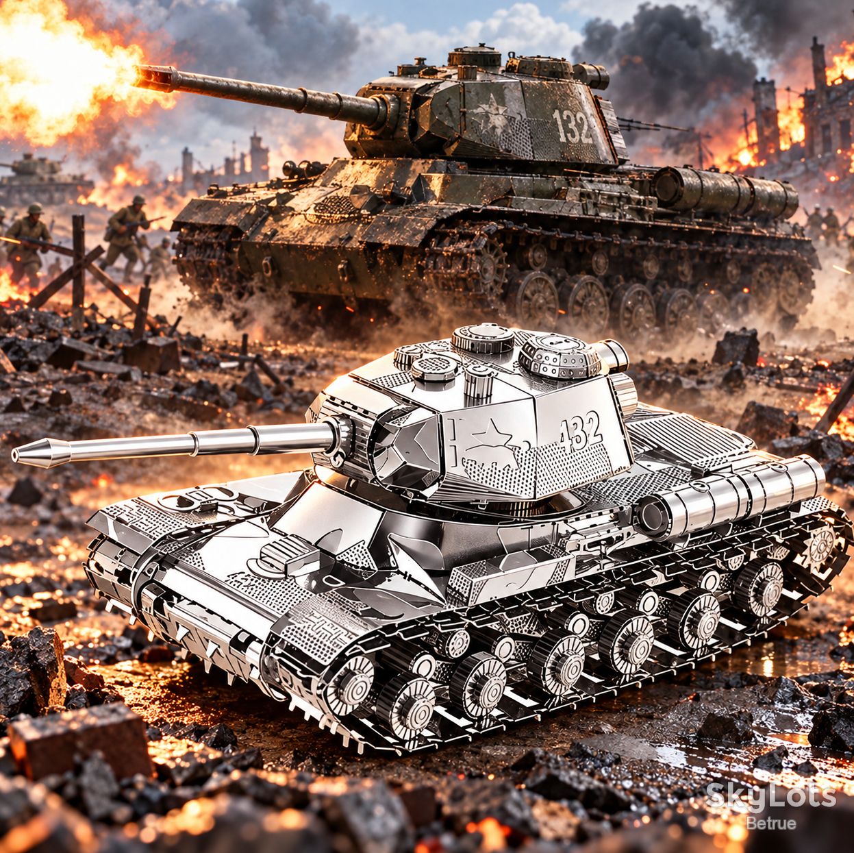 Конструктор Танк JS-2 Модель Важкого Танка Металевий 3D   (20200) - фото фото фото 0