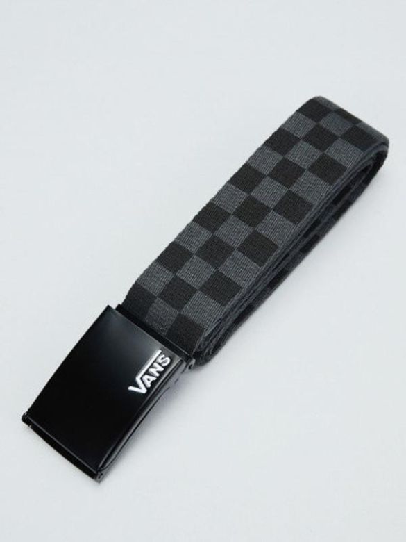 Ремінь vans deppster ii web belt - black/charcoal grey - фото фото фото 2