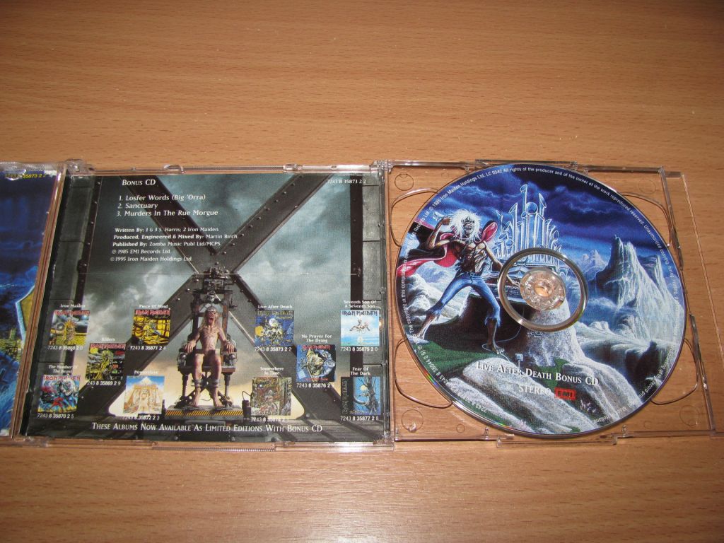 IRON MAIDEN - Live After Death  (1995 EMI 2CD SET) - фото фото фото 3