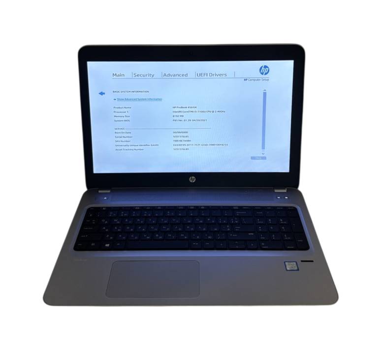 Ноутбук HP ProBook 450 G4 i3-7100U/8/120 SSD - Class A- - фото фото фото 4