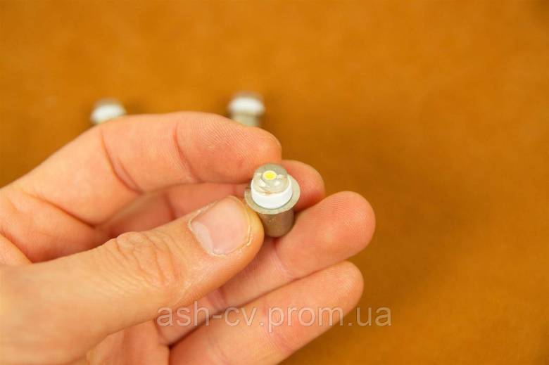 Лампочка, для ліхтарика, 6V, 0.5W, LED, P13.5, P13.5S, PR2 - фото фото фото 2