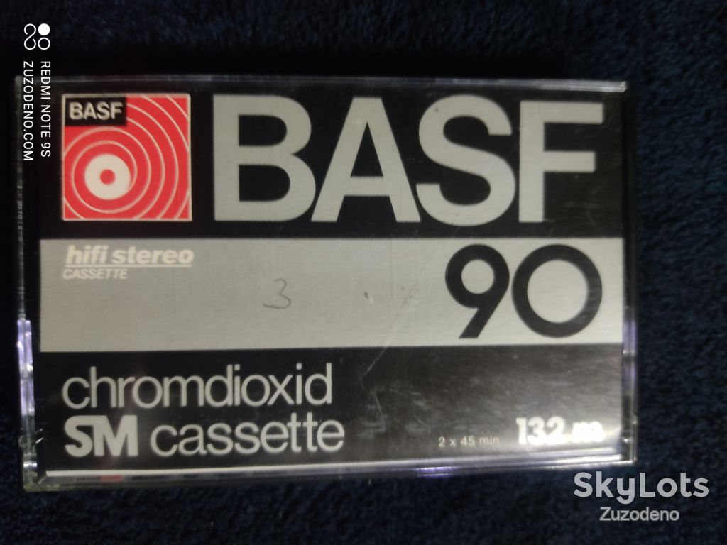 S/F Аудио кассета BASF chromdioxid SM cassette 90 - фото фото фото 0