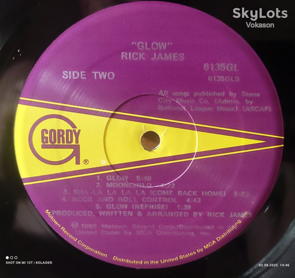 Rick James-Glow 1985  (USA)  NM/EX - фото фото фото 2