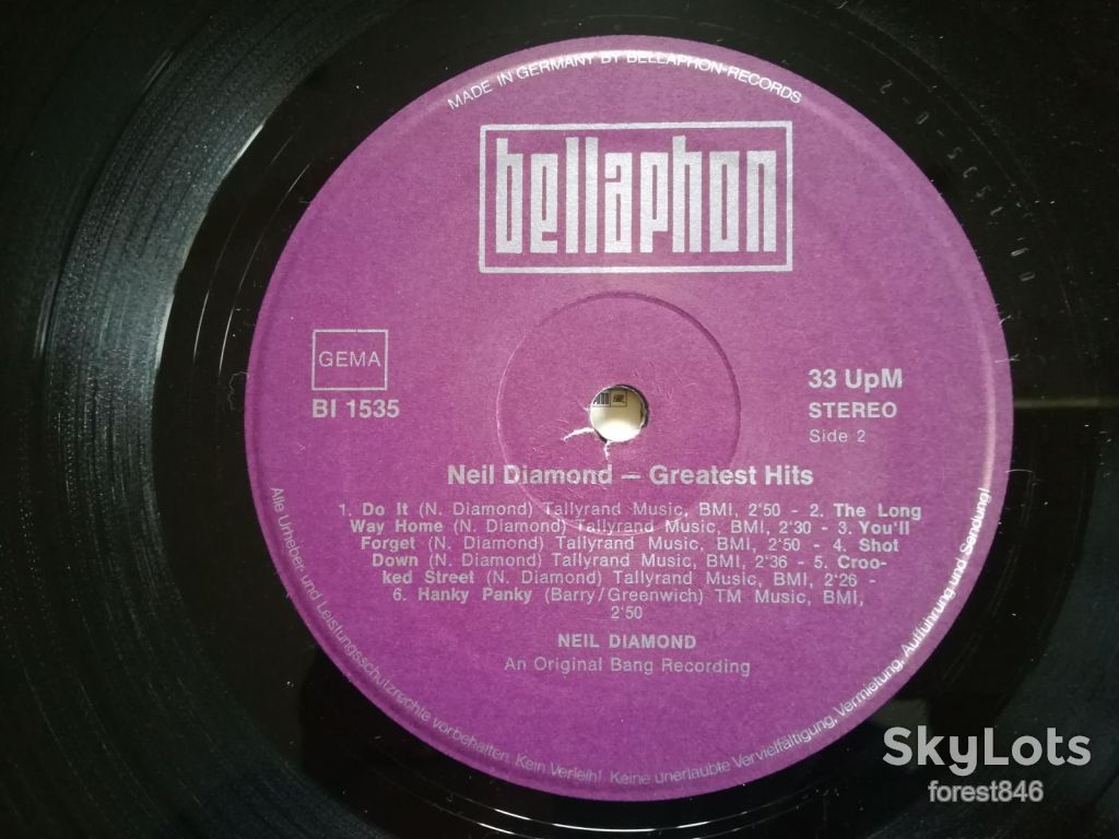 Neil Diamond-Greatest hits-Vol. 2  (глянс. конв.)-Ex.+, Німеччина  (&amp;46) - фото фото фото 3