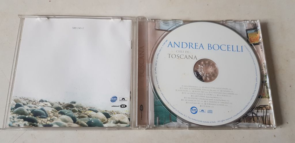 Andrea Bocelli Cieni Di Toscana CD фірмовий - фото фото фото 2