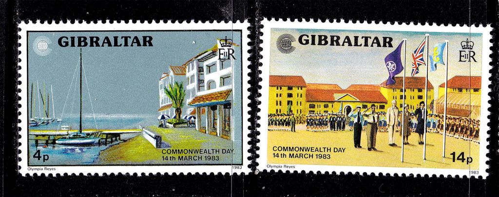 Гибралтар  1983 г  MNH - день Сотдружества - фото фото фото 0