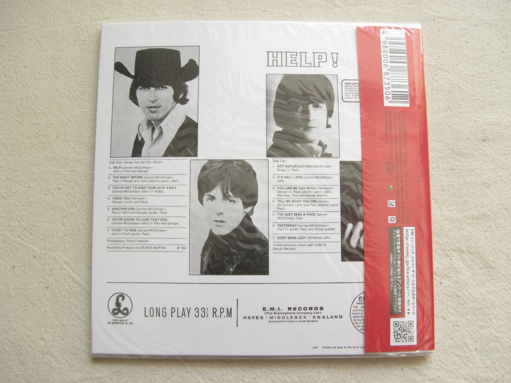 CDLP Beatles. Songs from the Film "Help!".1.1965. - фото фото фото 1
