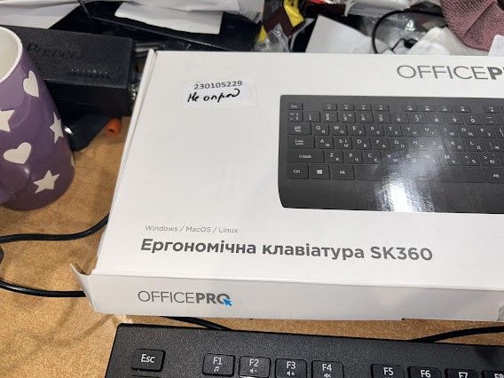 Брендовая клавиатура OfficePro SK360 USB № 230105229 - фото фото фото 3