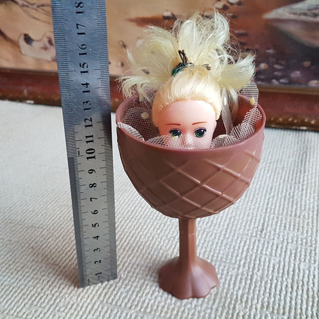 -Кукла на подставке, трансформер, блондинка, 14,5см - фото фото фото 6