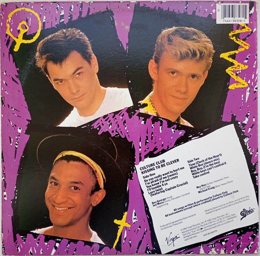 CULTURE CLUB Kissing To Be Clever LP VG - фото фото фото 1