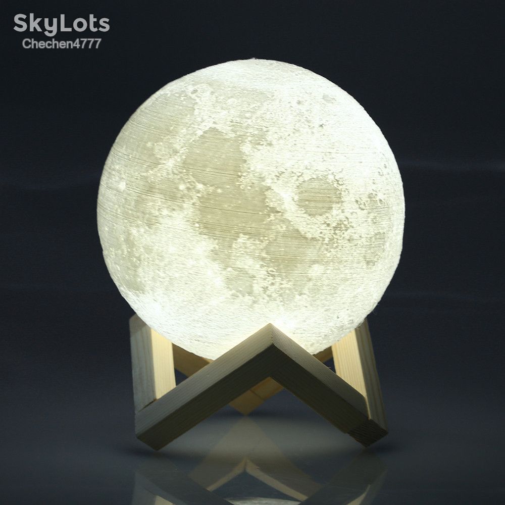 Нічник 3D світильник місяць Moon Touch Control 15 см - фото фото фото 6