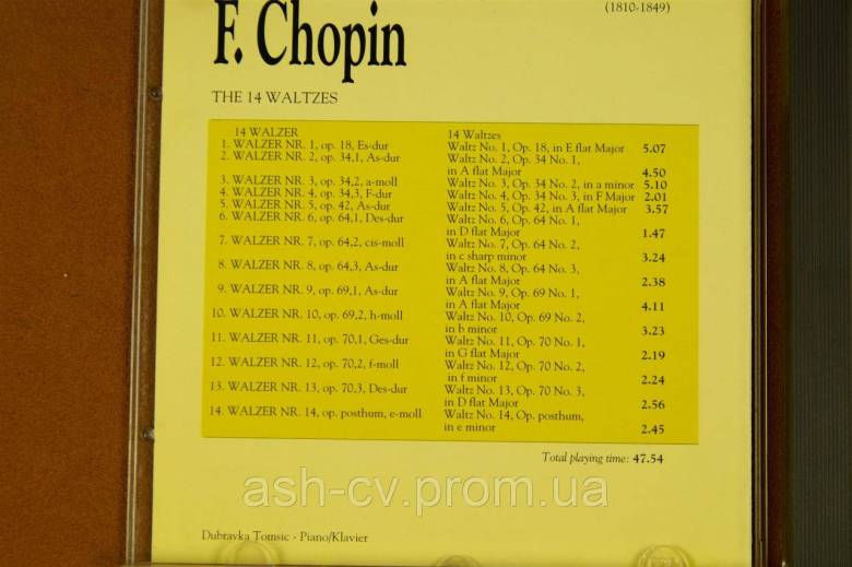 Музичний диск CD. Класика. CHOPIN - фото фото фото 6