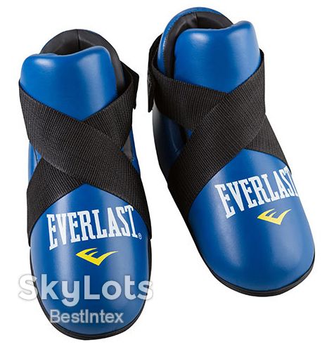 Фути для єдиноборств Everlast , DX, розмір L, синій - фото фото фото 0