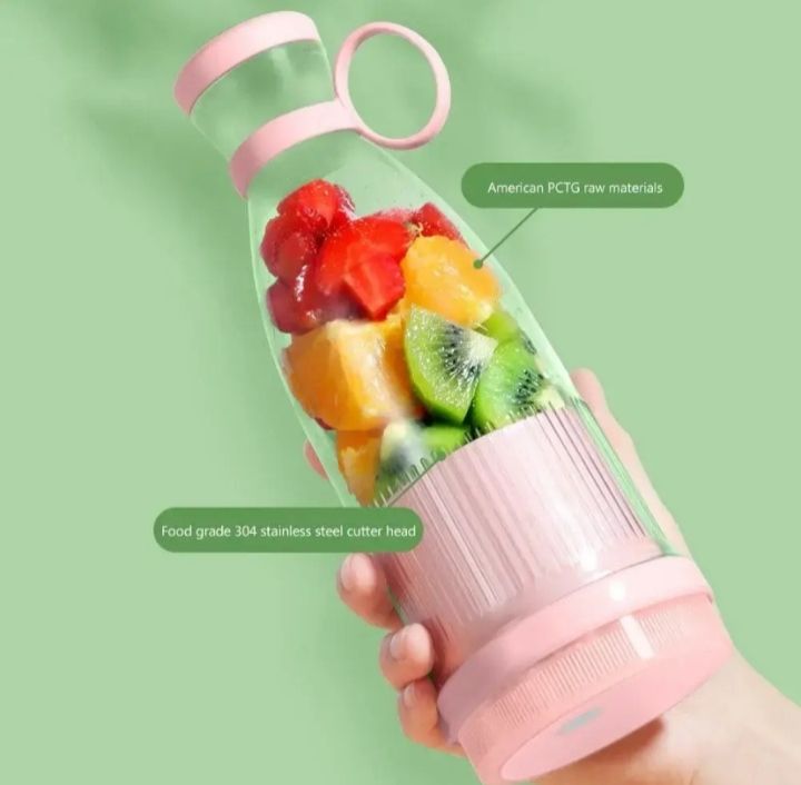 Акумуляторна портативна пляшка-блендер для приготування смузі Juicer YC-02 420 мл - фото фото фото 1